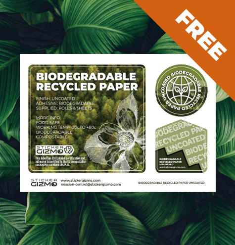 Biodegradable Recycled Paper Sample Image