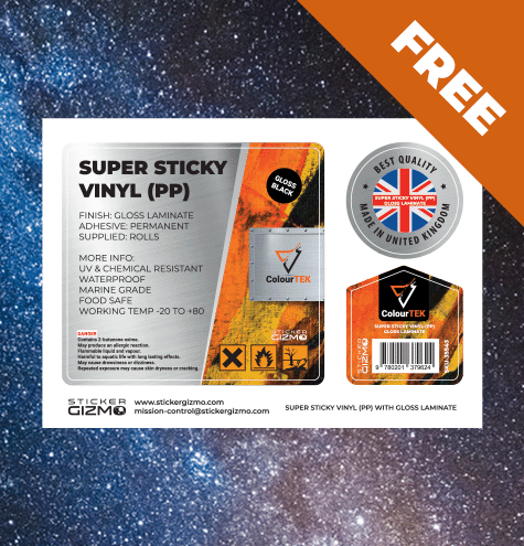 Super Sticky Vinyl Image