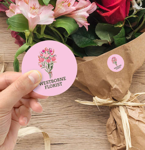 Florist & Flower Stickers Image