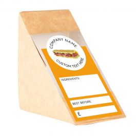 Sandwich Label (Arch) Simple Design Sticker Gizmo