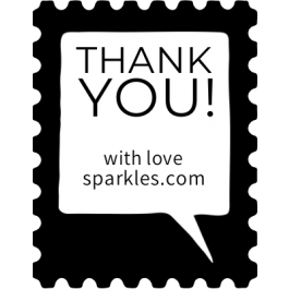 Speech Bubble Thank You Design | Sticker Gizmo
