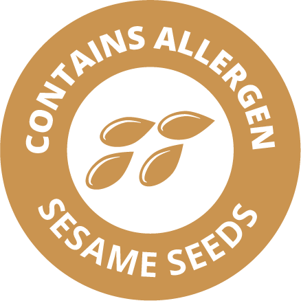 Allergen Labels - Contains Sesame Seeds - 35mm |Sticker Gizmo