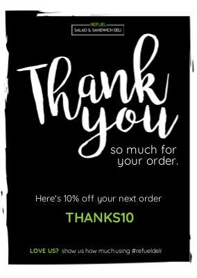 Thank You For Your Order Postcard Design Sticker Gizmo
