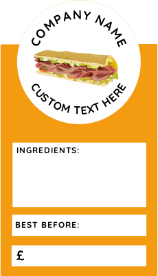 Sandwich Label Arch Simple Design
