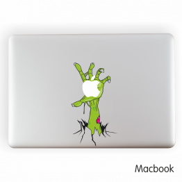 Zombie Vinyl Laptop Sticker