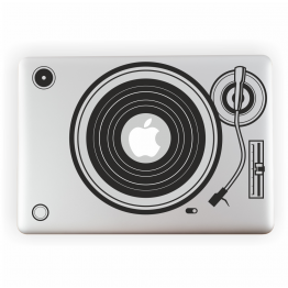 Record Player Vinyl Laptop Sticker