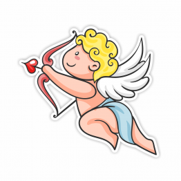 Cupid Vinyl Stickers