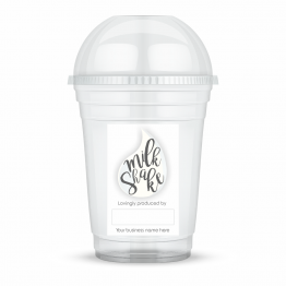 Milk Shake Takeaway Cup Label