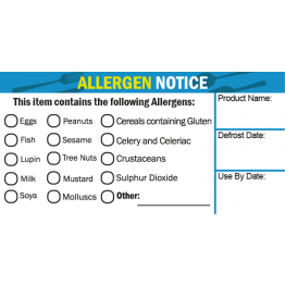 Allergen Tick Label (Medium)