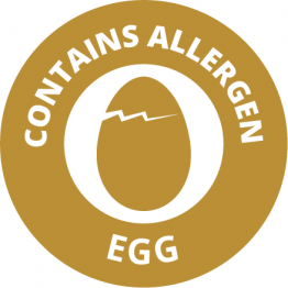 Allergen Labels - Contains Eggs - 35mm Sheet