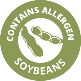 Allergen Labels - Contains Soybeans - 35mm Sheet