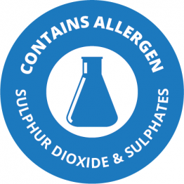 Allergen Labels - Contains Sulphur Dioxide & Sulphites - 35mm Sheet