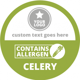 Allergen Labels - Contains Celery - 50mm Sheet
