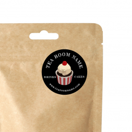 Tearoom Cupcake Label