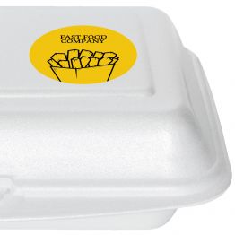 Fast Food Takeaway Label - Fries