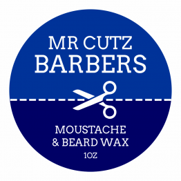 Barbers Product Label - Blue