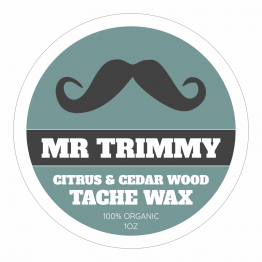 Barbers Product Label - Tache Wax