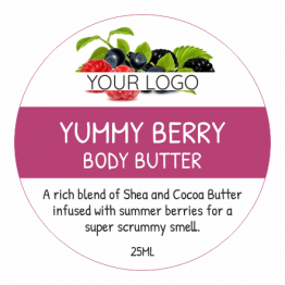 Beauty Product Label - Yummy Berry