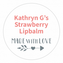 Made With Love Product Label - Arrow Design