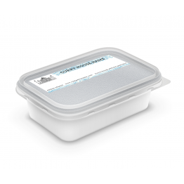 Indian Takeaway Label - Blue Floral Design (Half)