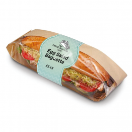 Chevron Baguette Label 