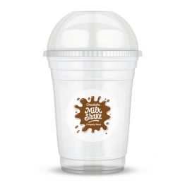 Clear Cup Sticker - Milkshake (Chocolate)