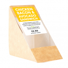 Sandwich Label - Rectangle - Colour Block Design