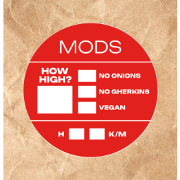 Flatout Sticker MODS 60mm