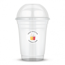 Clear Cup Sticker - Fresh Smoothie
