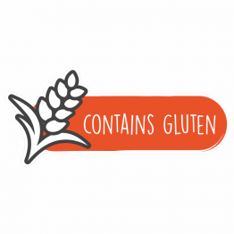 Food Allergy Labels - Contains Gluten