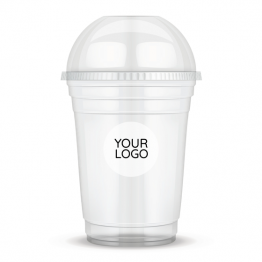 Clear Cup Sticker - Your Logo