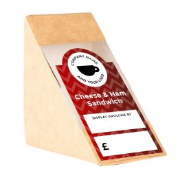 Sandwich Label (Arch) - Chevron Design