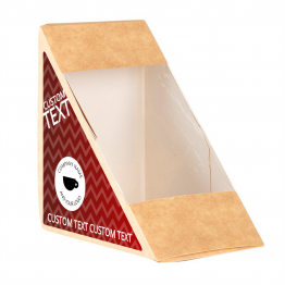 Sandwich Label (Triangle) - Chevron Design