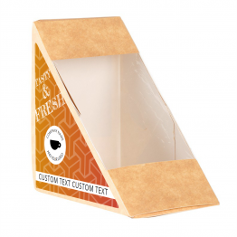 Sandwich Label (Triangle) - Geometric Design