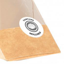 Allergen Label - Contains Molluscs