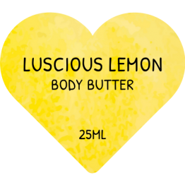 Beauty Product Labels - Luscious Lemon Hearts