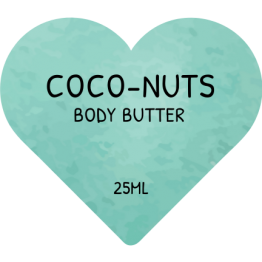 Heart Product Labels - Coconut Beauty Stickers