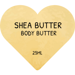 Heart Product Labels - Shea Butter Beauty stickers