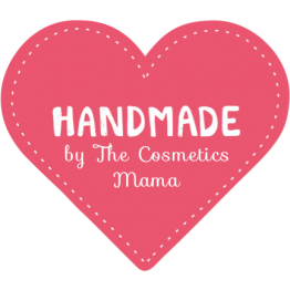 Handmade Pink Heart Shaped Product Label
