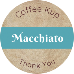 Coffee Shop Product Label - Mocchiato