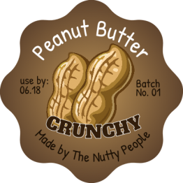 Peanut Butter Peanuts Design