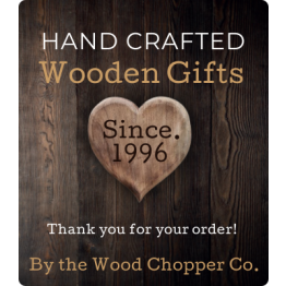 Product Labels - Handcrafted Wooden Heart Design