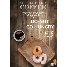 Table Talkers - Donut and Coffee