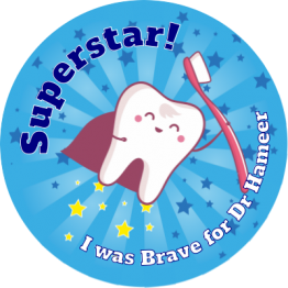 Superstar Dentist Reward Stickers