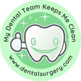 Personalised Dentist Stickers - Mint Green