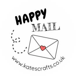 Happy Mail Personalised White Stickers