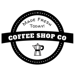 Made Fresh Today Coffee Shop Logo Seals
