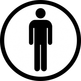 Toilet Sticker - Mens