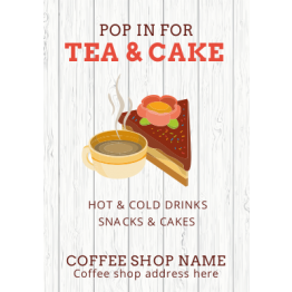 Flyers - Tea & Cake Design