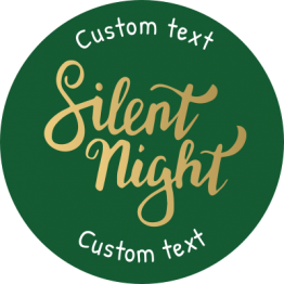 Christmas Sticker - Silent Night